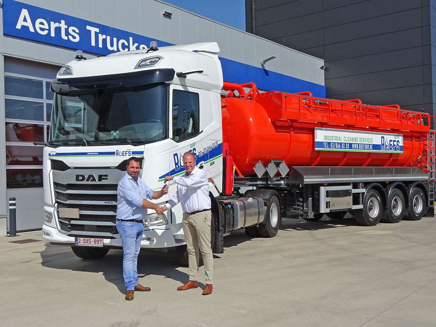 Aerts Trucks Levert DAF XF480 FT Met Vacuümunit Van Kenis Service Voor ...